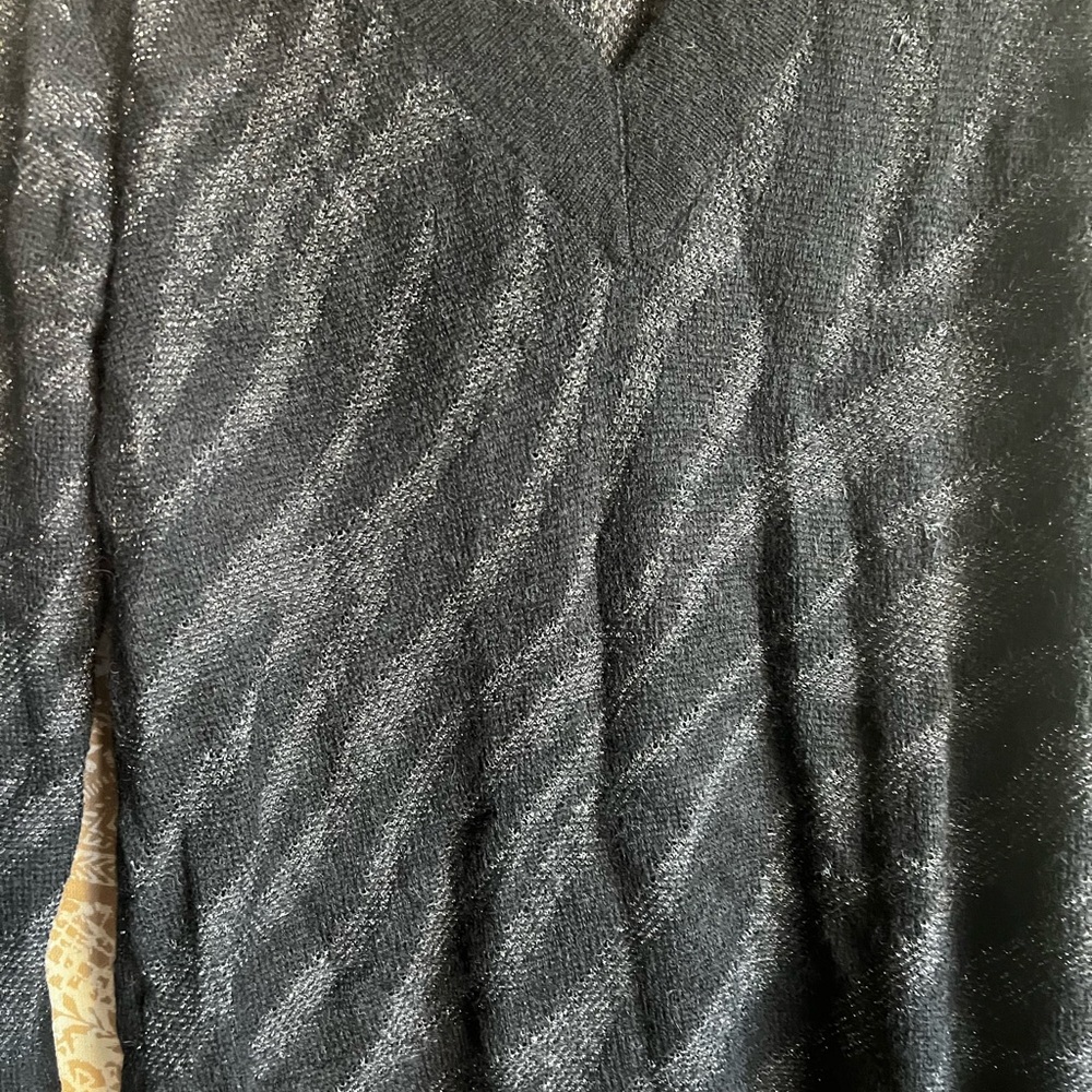 Rag & Bone Germain Metallic Zebra Striped Sweater - image 3
